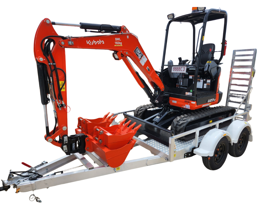 2.7t excavator dry hire