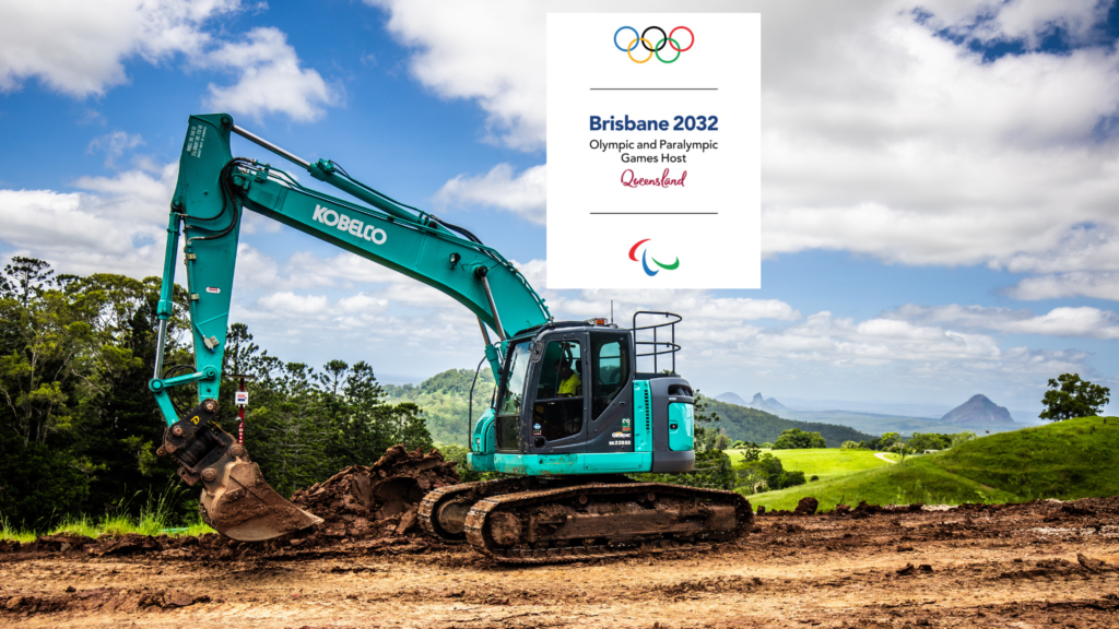 earth gear dry hire for Brisbane 2032 Olympic construction