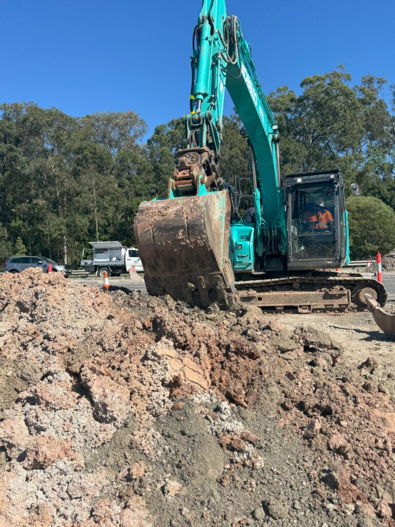 men on site