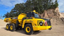 articulated dump trucks